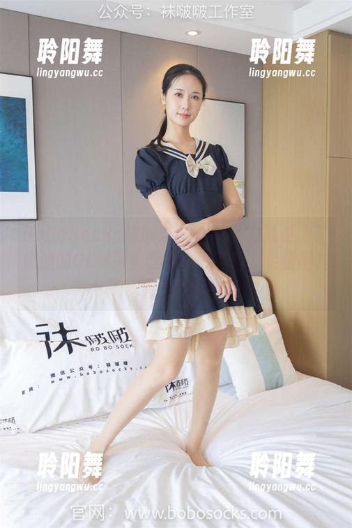 BoBoSocks袜啵啵 - 拼尽全力就是为了奶油的OL制服裤里丝……哈哈，免费图片在这里！