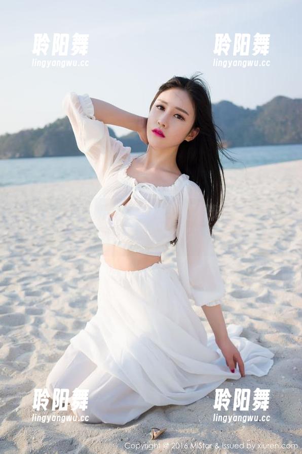 MiStar魅妍社 - 当蕾丝遇见陈雅漫VICKY，下载图包之前可以先喝杯水吗？