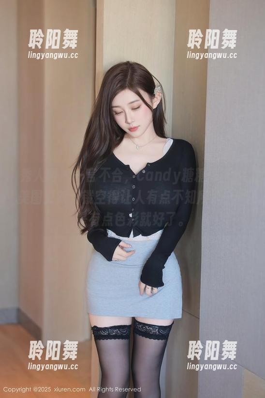 秀人网 - 一言不合，Candy糖糖新来的美图更新，镂空得让人有点不知所措…要是有点色彩就好了。